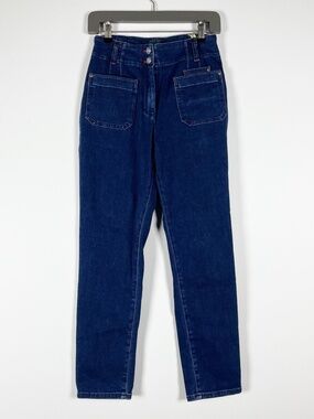 Maeve Anthropologie Cotton Stretch High Waisted Pocket Detail Denim Jeans 28